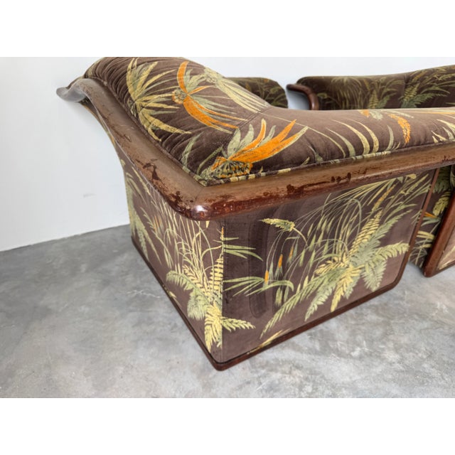 Pair of Mid-Century Scandinavian Tropical Lounge Chairs by Skandia International/Sold For Sale - Image 11 of 17