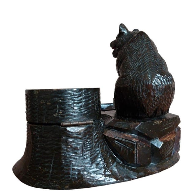 1950s Black Forest Inkwell Bear, 1950s For Sale - Image 5 of 6