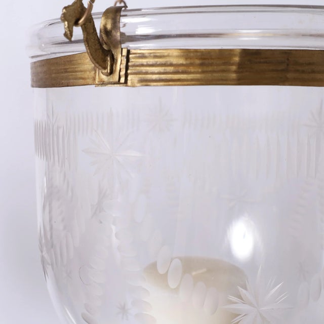 Victorian Antique Smoke Bell Light Fixture For Sale - Image 3 of 4