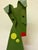 Mid-Century Modern Large 13.5" Hand-Painted Metal "Green Dog" Pendulum Wall Clock by Óxidos – Fully Functional (Rare Retired Colorway) For Sale - Image 3 of 9