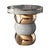 Bronze "Gradino" Side Table With Bronze and Stainless Steel, Handmade For Sale - Image 8 of 8