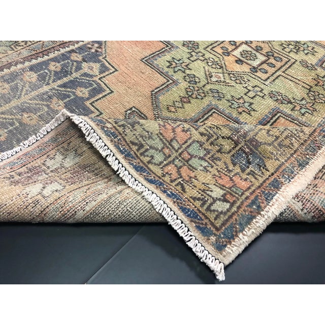 Vintage Boho Turkish Anatolian Faded Orange Rug For Sale - Image 10 of 11