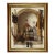 "Niche with Falconry" After Christoffel Pierson Contemporary Reproduction Print on Canvas, Gold Frame, 16 x 20 For Sale