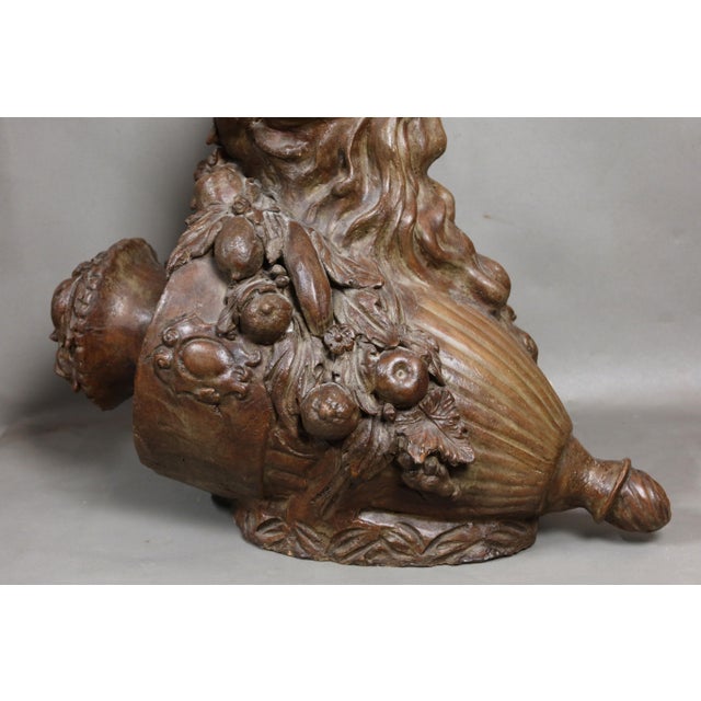 Vintage Terracotta Child on a Jar Sculpture, 1920s For Sale - Image 12 of 13