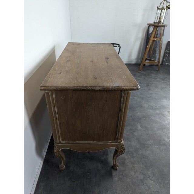 Directoire Style Chest of Drawers in Canted Pine For Sale - Image 4 of 7