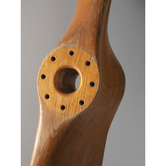 Wooden Airplane Propeller, 1940s For Sale - Image 4 of 6