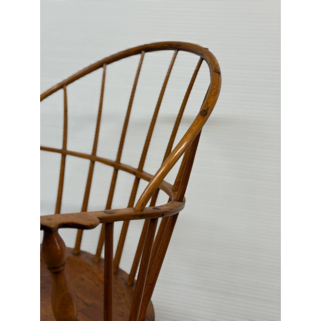 Circa 1785 Sack-Back Windsor Knuckle Armchair For Sale - Image 10 of 12
