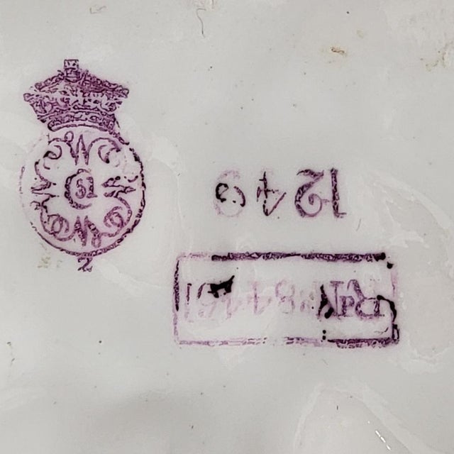 Figural Jardinière with Girl at Rustic Fence by James Hadley for Royal Worcester, 1888 For Sale - Image 13 of 15