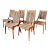 Nordic Furniture Danish Teak High Back Upholstered Dining Chairs - Set of 6 For Sale