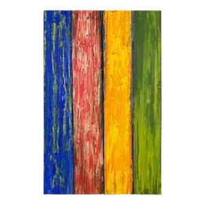 Balance of Power (Quadriptych Wood Panel Framed Contemporary Abstract Multimedia Painting), Armand Delatour