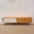 Two-part maple wood sideboard by swiss designer kurt thut. one part features two sliding doors in white pavatex, the other...