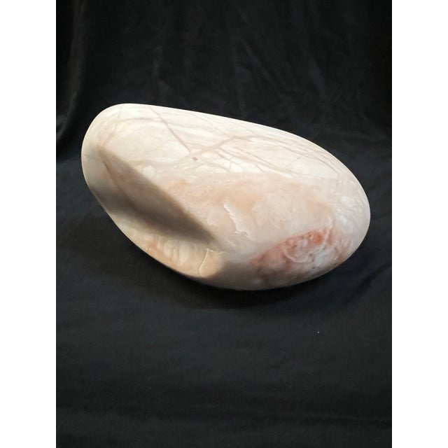 Late 20th Century Late 20th Century Attributed to Marc Leblanc Monumental Alabaster Pebble Sculpture, Organic Modern For Sale - Image 5 of 12