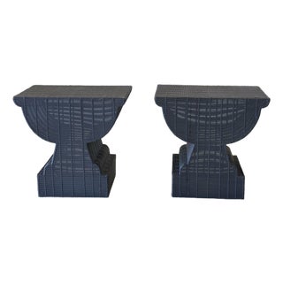 Vintage Industrial Side Tables, Set of 2 For Sale