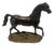 Bronze Horse with Brown Patina on Base, 20th Century For Sale