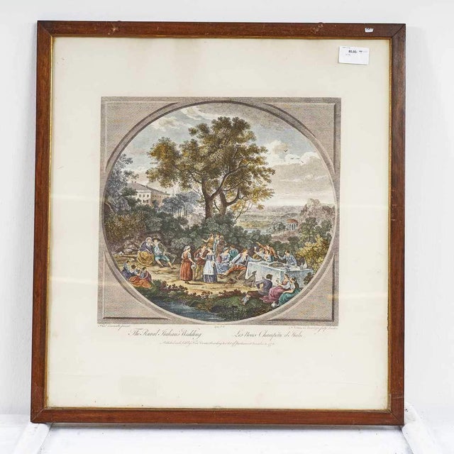 Pair of Watercolor Engravings by Francesco Bartolozzi