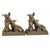 1930s Antique Jennings Brothers Scottish Terrier Cast Bronze Bookends – Rare Begging Pair For Sale - Image 5 of 8