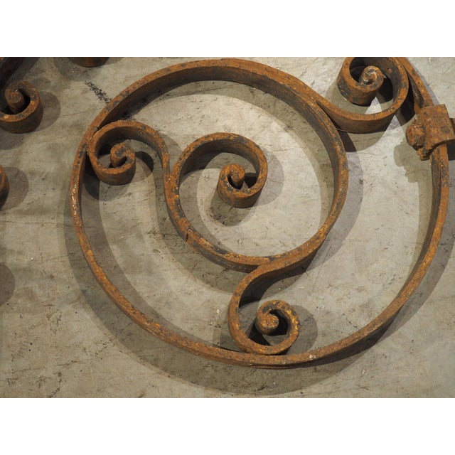 Early 19th Century Set of Antique French Wrought Iron Scrolling Elements, Early 1800s For Sale - Image 5 of 18