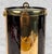 Metal Vintage Hollywood Regency Gold & Black Mirrored Ice Bucket by Larry Laslo For Sale - Image 7 of 10