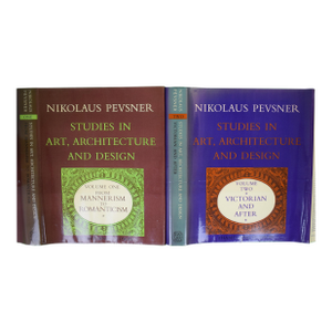 "Studies in Art, Architecture and Design" 1968 Pevsner, Nikolaus- Set of 2