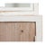 Farmhouse Pine Bookcase with Glass Doors and Weathered Wood Base For Sale In Raleigh - Image 6 of 10