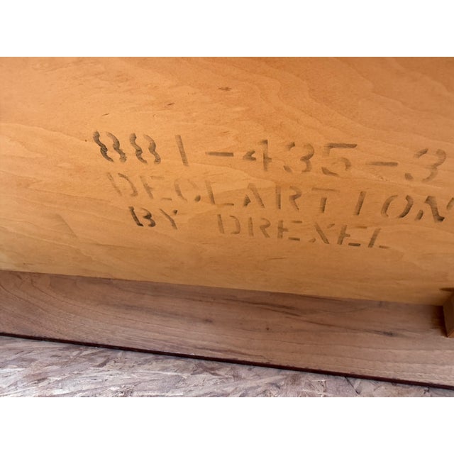 Vintage Walnut Mid Century Modern Bookcase Designed by Kipp Stewart for Drexel Declaration For Sale In Los Angeles - Image 6 of 6