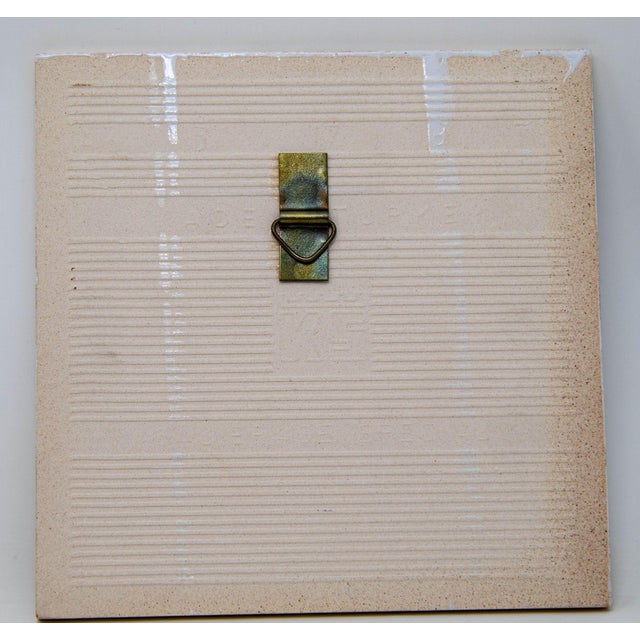 Vintage Turkish Ceramic Tile Islamic Art Wall Decor For Sale - Image 9 of 10