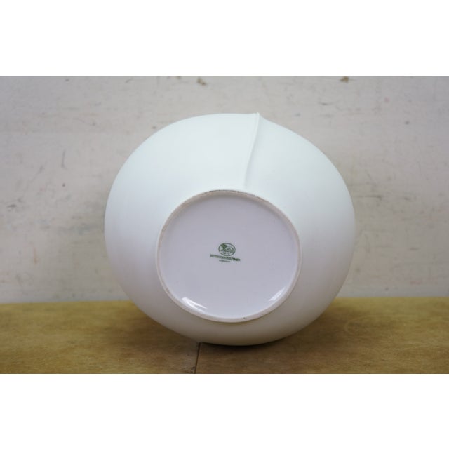 1980s German Hutschenreuther White Bisque Porcelain Bulbous Vase Urn 10" For Sale - Image 10 of 13