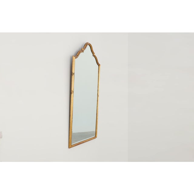 Arched Gilt Mirror with Ogee Top, France, 1920 For Sale - Image 3 of 11
