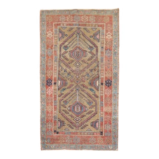 Antique Zabihi Collection Persian Tribal Scatter Rug For Sale