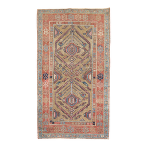 Antique Zabihi Collection Persian Tribal Scatter Rug