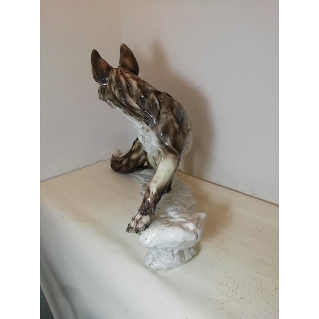 Mid-Century Modern Guido Cacciapuoti, Fox, 1950s, Ceramic For Sale - Image 3 of 16