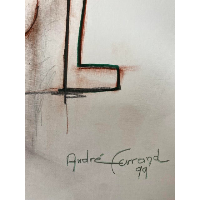 André Ferrand, Tokyo 99, Yuki, 1990s, Mixed Media on Paper For Sale - Image 5 of 6