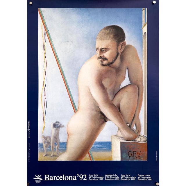 Barcelona Olympic Poster from Guillermo Pérez Villalta, 1992 For Sale - Image 9 of 9