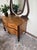 Restored Antique Serpentine Two-Tone Tiger Oak Vanity With Biomorphic Mirror For Sale - Image 10 of 10