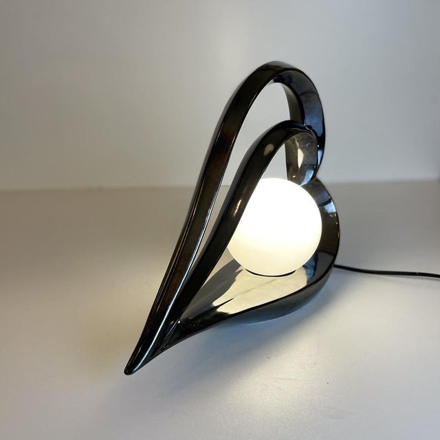 Ceramic Table Lamp in the style of Harris Lamps, 1970 For Sale - Image 9 of 18