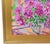 Original impressionist painting of a bouquet of colorful flowers on a stretched artist's canvas. Signed by the artist...