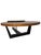 Large Biomorphic Kidney Shaped Two-Tone Mahogany & Black Coffee / Cocktail Table For Sale - Image 14 of 18