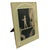 1920s Art Deco Reverse Yellow & Silver Painted Glass Picture Frame 4.5 X 6 Picture Frame For Sale - Image 4 of 7