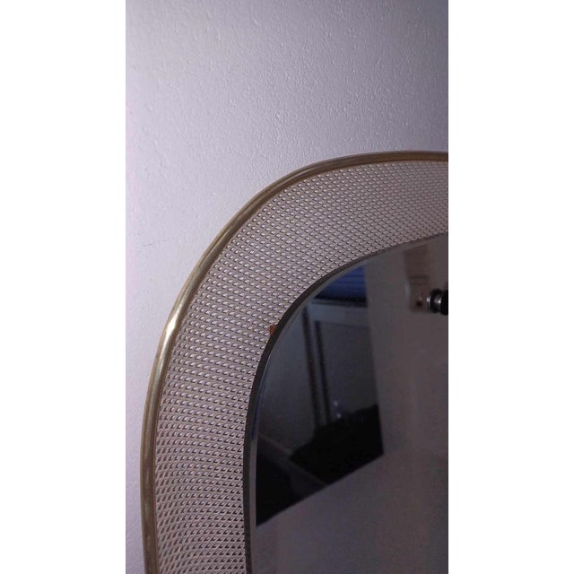Mid-Century Mirror in the style of Mathieu Mategot, 1960s For Sale - Image 9 of 15