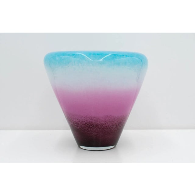 Vilniaus Stiklo Studija (VSS) Lithuania Art Glass Vase - 'Kiarra' Excellent condition - no chips, scratches, cracks or...