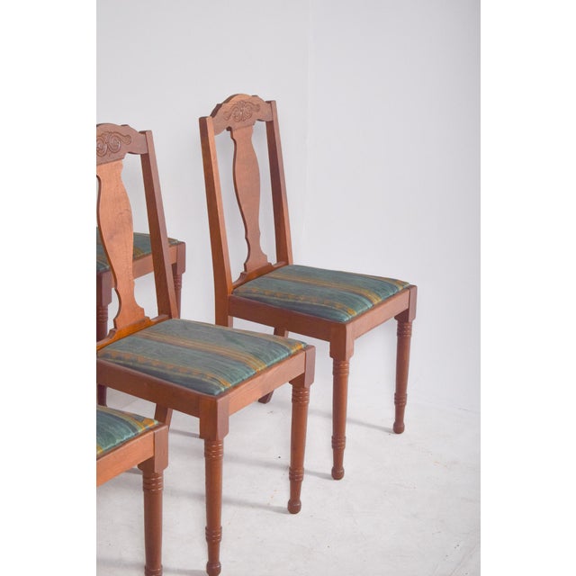 Mid-Century Modern Danish Rustic Oak Chairs, 1950s, Set of 8 For Sale - Image 3 of 12