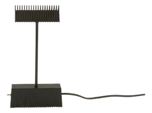 Black Scintilla Table Lamp by Piero Castiglioni for Fontana Arte, 1980s