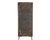 Antique Indian Painted Teakwood Window Panel, Now on Iron Legs For Sale - Image 4 of 4