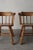 Wood Pair of Antique Craftsman Wood Barrel Arm Chairs For Sale - Image 7 of 9