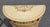Goldenrod Antique Adams Painted Demilune Credenza For Sale - Image 8 of 14