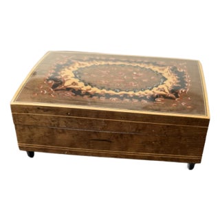 Italian Funiculi-Funicular Musical Jewelry Box For Sale