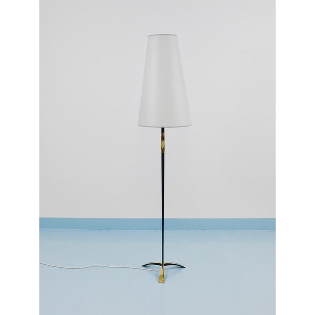 Mid-Century Brass Floor Lamp by Rupert Nikoll for Carl Aubock, Austria, 1950s For Sale - Image 11 of 16