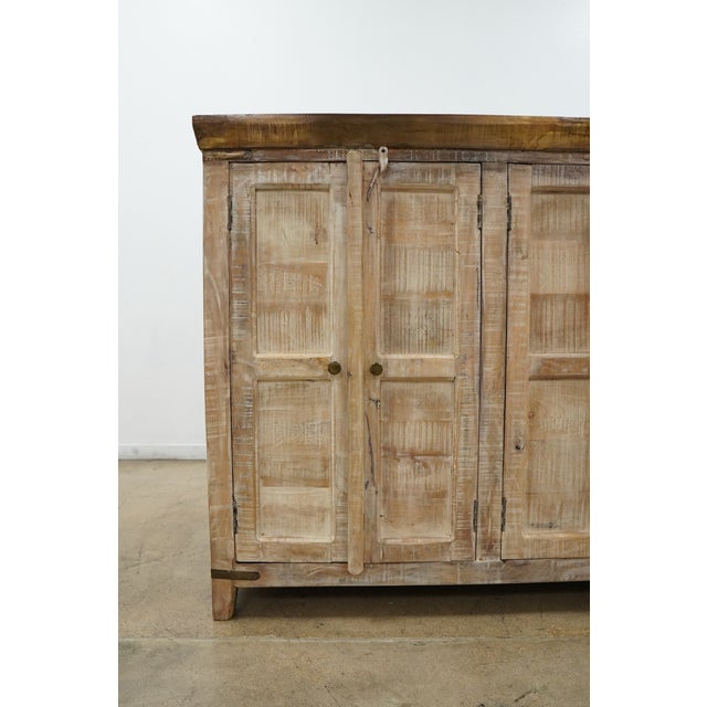 Reclaimed Wood Metal-Clad Top Sideboard For Sale - Image 9 of 18