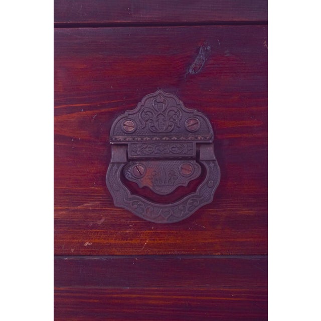 Brown Portuguese Rustic Chest of Drawers, 1950s For Sale - Image 8 of 9