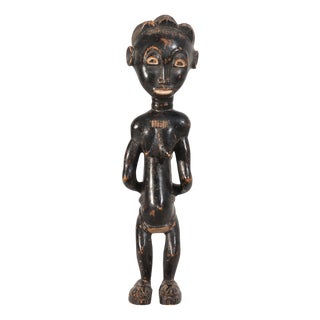 African Carved Wooden Figurine, Early 20th Century For Sale